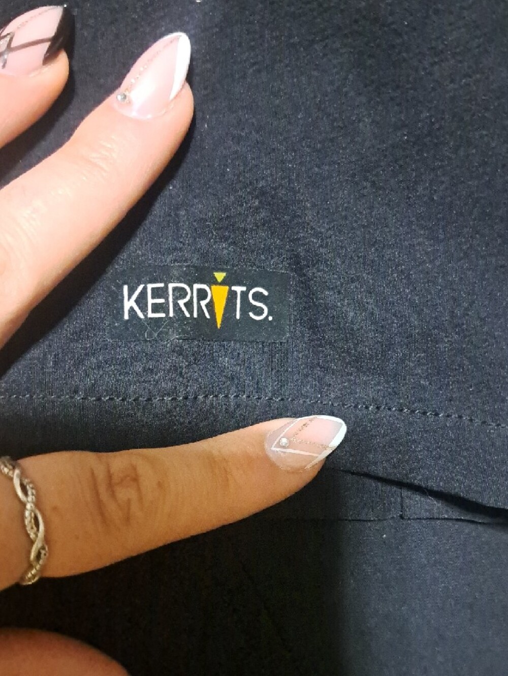 Kerrits Black Blazer with White Trim - Picture 5 of 7
